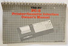 Vintage Radio Shack Tandy TRS-80 PC-3 Printer Cassette Interface Manual 26-3591 picture