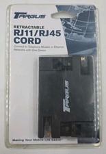 Targus: Retractable Phone & Ethernet Cord PA225U RJ11, RJ45, 6 Feet Cable Sealed picture