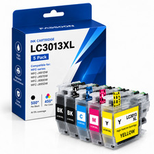 LC3013XL 5PK Compatible 2BK/C/M/Y Ink fit for MFC-J491DW J497DW J690DW J895DW picture