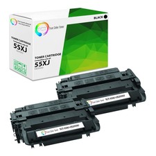 2Pk TCT Premium 55XJ CE255XJ Black HY Jumbo for HP P3010 P3015 Compatible Toner picture
