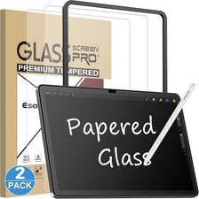 2 Pack Like Paper Glass Screen Protector for Samsung Galaxy Tab A9 Plus 9H Tempe picture