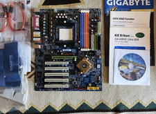 GIGABYTE K8NS Ultra939 High-End Motherboard for AMD Athlon 64. Complete with all picture