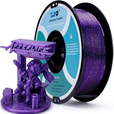 Ziro 'Twinkling' Translucent Sparkle/Glitter PLA Filament, 1.75mm, +/-0.03mm picture