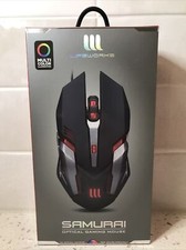 Lifeworks Samurai Optical Gaming Mouse Multi Color LW-BL-GM1000B NEW & SEALED picture