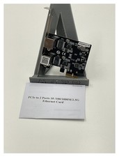 IO Crest 2-Port 2.5G PCIe Ethernet Network Card SD-PEX24066 picture