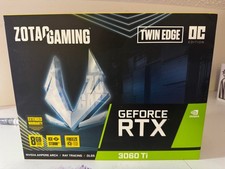 ZOTAC GAMING GeForce RTX 3060 Ti Twin Edge OC LHR 8GB 256BIT GDDR6 New In Box picture
