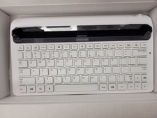 Samsung ECR-K14AWEGXAR White QWERTY Keyboard Dock for Galaxy Tab-10.1 Never Used picture