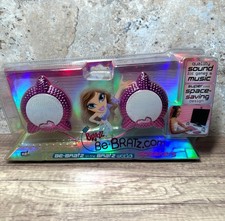 Bratz Be-Bratz.com Pink Jeweled Computer Speakers Vintage MGA 366577 New Sealed picture