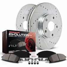 PowerStop Z23 Rear Brake Kit Acura TLX 2021-25 K8774 Drilled Slotted Rotors Pads picture