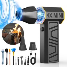 Powerful Compressed Air Duster Portable Cordless 180,000 RPM 3 Speed Modes Wind picture