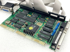 VINTAGE UMC EXPANSION MULTI I/O 8-BIT ISA UM83C88 WINBOND W86C453P w CABLES picture