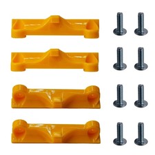 4PCS Yellow CPU Fan Bracket for AM4, Heatsink Mounting Set with Screws for AM... picture