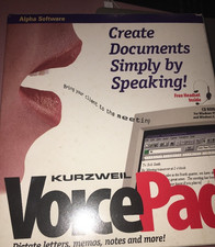 Kurzweil Voice Pad 1996 VINTAGE RARE COLLECTIBLE picture
