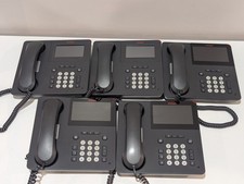 (5) Avaya 9621G Digital Gigabit VoIP Office Phone Color Touchscreen PoE picture