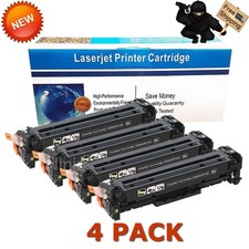 4PK CC530A 304A Black Toner Cartridge for HP LaserJet CP2025 CM2320 picture