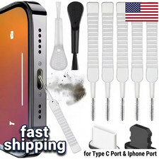 Phone Charging Port Dust Plug Removal Cleaner Kit for iPhone 17,  16, 15, Xiaomi picture