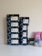 GENUINE HP 70 Ink Lot C9449A C9452A C9453A C9455A C9390A DesignJet Z2100 Z3100 picture
