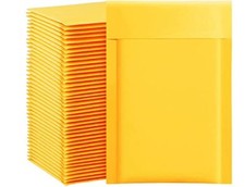  Kraft Bubble Mailers 4x8 Inch 100 Pcs,Small Self-Sealing Mail 4x8-100Pc picture