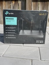 Brand NEW TP-Link Archer BE5000 Dual-Band Wi-Fi 7 Router Black picture