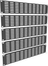 5 Pack of 2U Vented Blank Panel - Steel Blank Rack Mount Panel Spacer for 19i picture