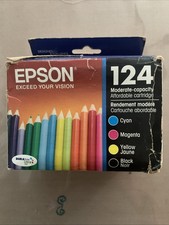 Epson 124 Ink Cartridges Black Cyan Magenta Yellow picture