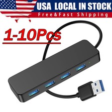 4 Port USB 3.0 Hub Splitter Multi Adapter 5Gbps High Speed PC Desktop Laptop Lot picture