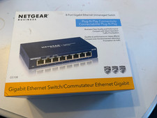 NetGear ProSafe GS108 8 Port Gigabit Ethernet Switch (NEW) picture
