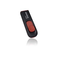 ADATA AC008-32G-RKD 32GB USB 2.0 Black & Red C008 Smart Sliding Button ~E~ picture