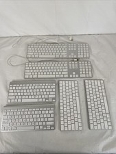 LOT OF 6 Apple Keyboards | Mix | A1243 [x2]  |  A1314 [x2]  |  A1644 [x2] picture