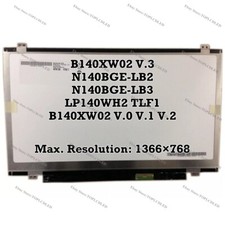 B140XW02 V.3 Fit N140BGE-LB2 N140BGE-LB3 LP140WH2 TLF1 B140XW02 V.0 V.1 V.2 LCD picture