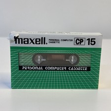 MAXELL CP15 Vintage Early PC Personal Computer Cassette Tape - Sealed picture