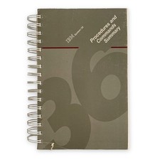 IBM System/36 Procedures Commands Summary Manual 1987 SC21-9024-5 picture