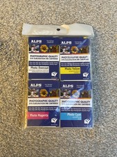ALPS MD PHOTO INK CARTRIDGES 4 PACK CYAN, MAGENTA, YELLOW AND PHOTO OVERCOAT picture