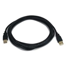 Monoprice Standard USB Cable,Black,10ft L 5444 Monoprice 5444 844660054443 Black picture