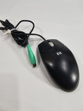 Genuine HP M-S69 PS2 Track Ball Mouse W/ Scroll Wheel  Vtg picture