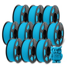 JAYO 10*1.1KG Matte PETG Sky Blue High Speed 1.75mm 3D Filament High Flow Speedy picture
