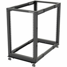 StarTech 18U Open Frame Rack 4 Post 22 to 40