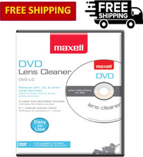 Maxell 190059 DVD Only Lens Cleaner, with Equipment Set Up & Enhancement Feature picture