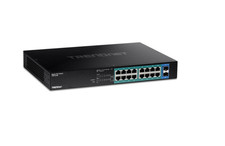 TRENDnet TPE-TG182 16-Port Gigabit PoE+ Compliant Unmanaged Network Switch SFP picture