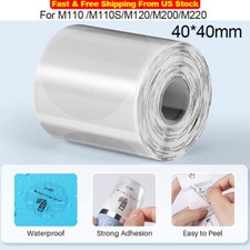 Phomemo Round Clear Thermal Label Paper 40x40mm for M110/M110S/M120/M200/M220 picture