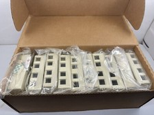 BOX OF 10  - Siemon MX-SM4-20 Surface Mount Box, 4 Port, Ivory, NEW picture