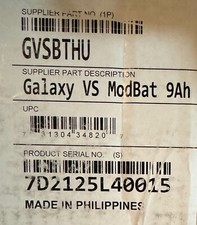 4 APC GVSBTHU GALAXY VS 9AH SMART HIGH CAPACITY UPS BATTERY SCHNEIDER ELECTRIC picture