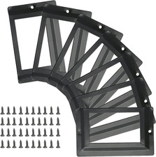 24Pcs Tag Label Holder Antique Label Holder 80Mm X 50Mm, Black picture
