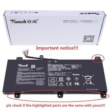 Genuine C41N1731-2 0B200-03400200 Battery for ASUS ROG Strix G15 G512LV G531G... picture