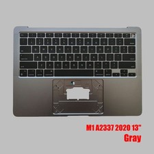 New For MacBook Air 2020 A2337 Top Case Palmrest Keyboard - Space Gray US picture