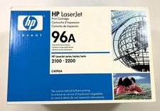 Genuine HP 96A C4096A Black Toner Cartridge HP LaserJet 2100 2200 - New Sealed picture