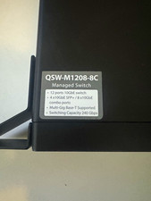 QNAP QSW-M1208-8C 12-Port 10GbE Managed L2 Switch SFP+/RJ-45 1U picture