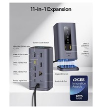 Baseus Spacemate Docking Station 11-in-1 USB-C Dock Hub Windows 4K HDMI & DP picture