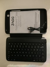 New ZAGG Ultra-thin Keys Folio Case Keyboard for LG GPAD 8.3 - Black  picture