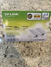 TP-Link AV500 2-port Powerline Starter Kit | 500Mbps (TL-PA4026) New | Open Box picture